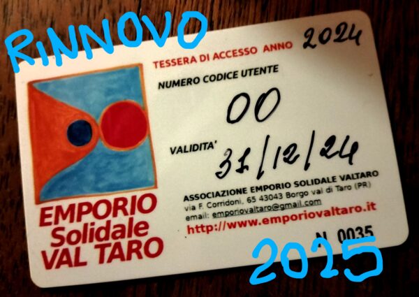 rinnovo tessera